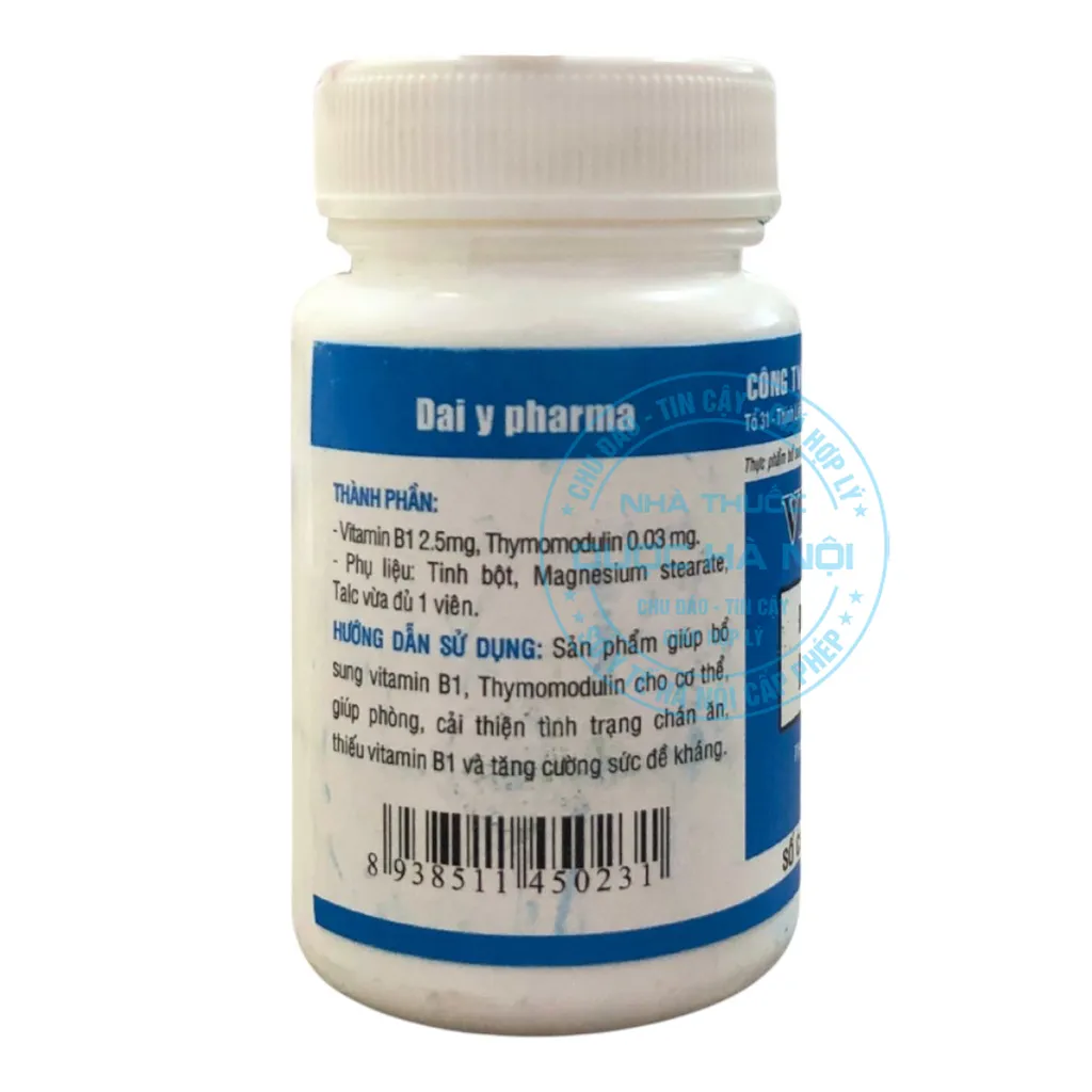 Thuốc Vitamin B1 300 viên
