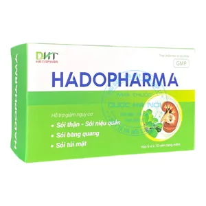 Viên uống Hadopharma hỗ trợ điều trị sỏi thận, thu nhỏ kích thước của sỏi