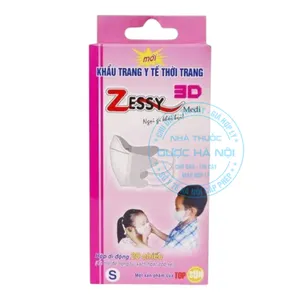 Khẩu trang Zessy giúp bảo vệ làn da và hệ hô hấp của trẻ