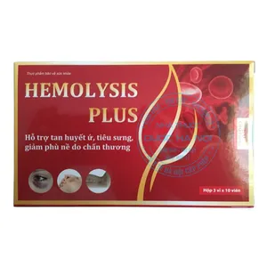 Viên uống Hemolysis Plus hỗ trợ sức khỏe được chiết xuất từ các thành phần tự nhiên