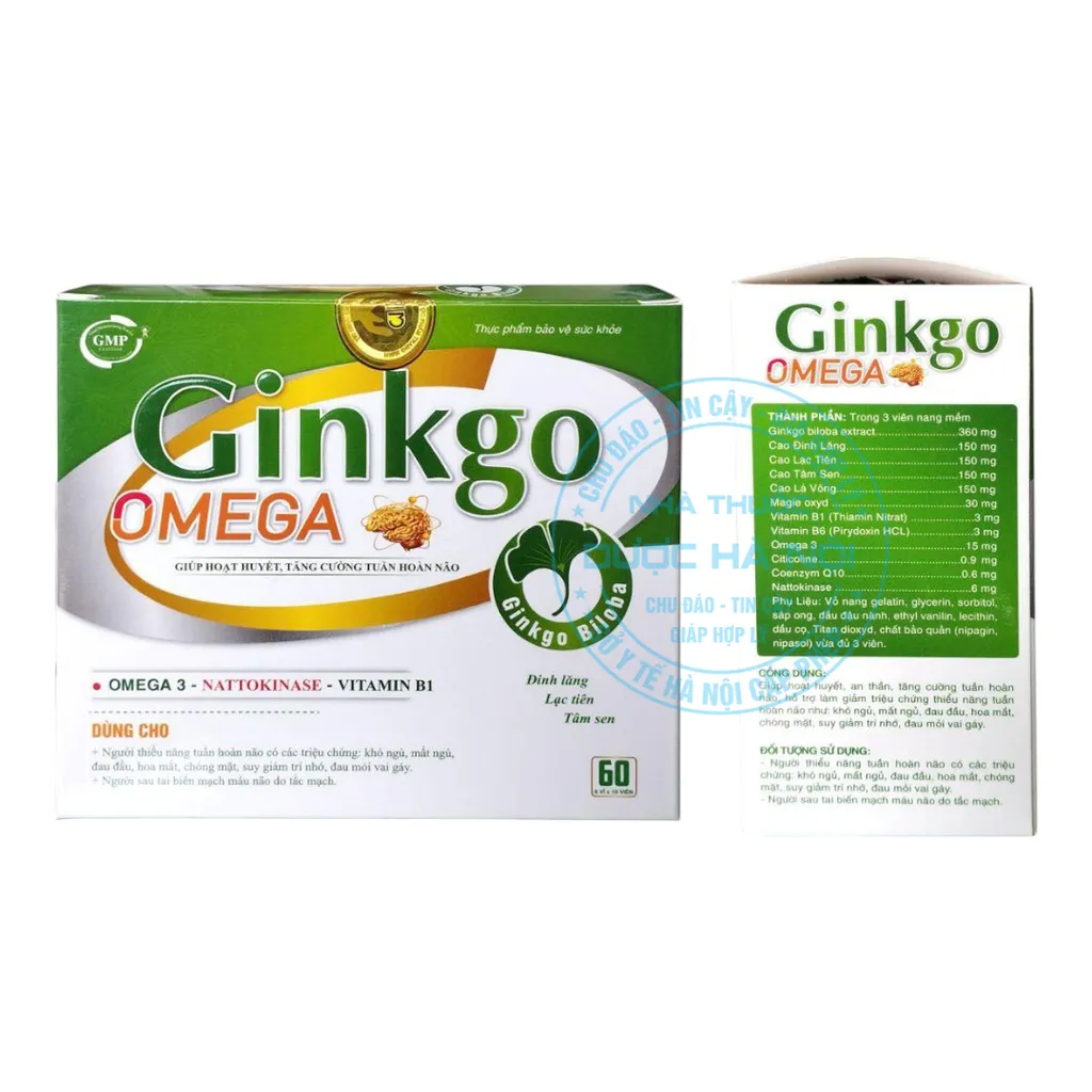 Viên uống Ginkgo Omega Hương Hoàng