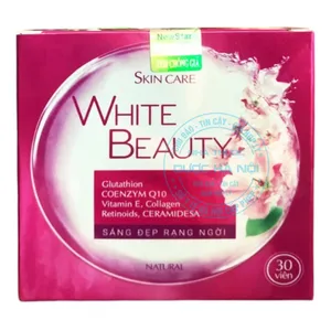 Viên bôi White Beauty giải pháp dưỡng da an toàn, hiệu quả(1 Hộp x 30 Viên)