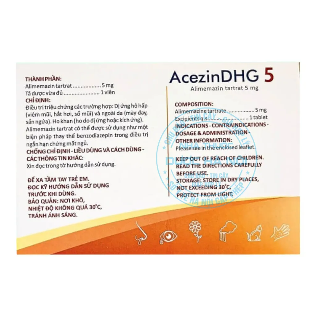 Thuốc Acezin DHG 5