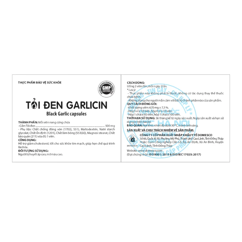 Tỏi đen Garlicin