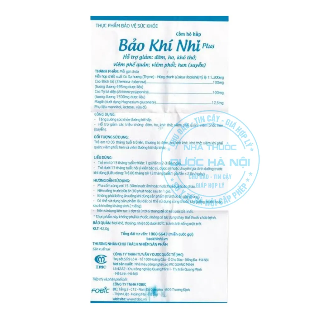 Siro Bảo Khí Nhi Plus