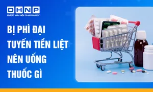 Bị phì đại tuyến tiền liệt nên uống thuốc gì