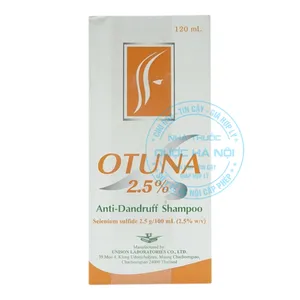Dầu gội Otuna 2.5% trị nấm, gàu và viêm tiết bã nhờn