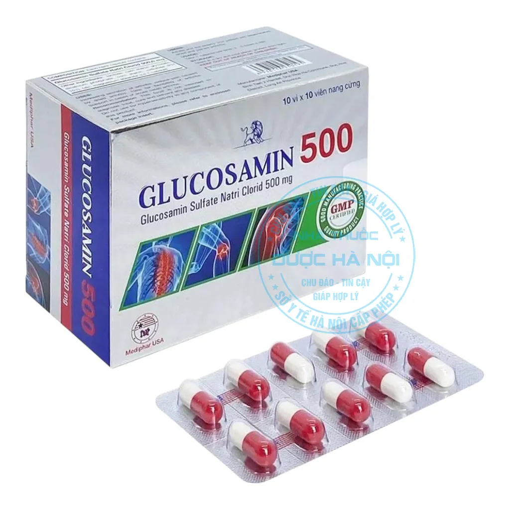 Viên uống Glucosamin 500 Mediphar