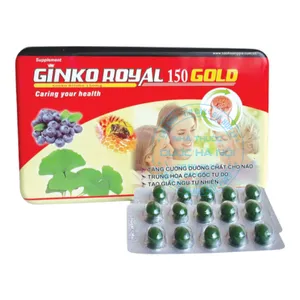 Viên uống Ginkgo Omega Hương Hoàng cải thiện sức khỏe não bộ hỗ trợ tuần hoàn máu