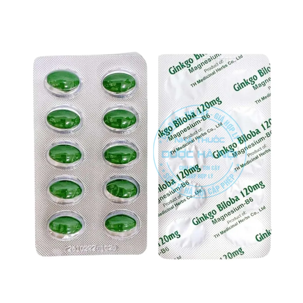 Viên uống Ginkgo biloba 120mg