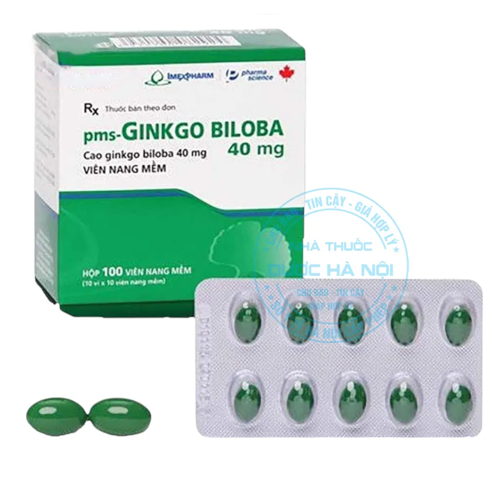 Viên uống Ginkgo Biloba 40mg