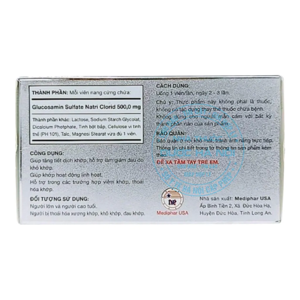 Viên uống Glucosamin 500 Mediphar