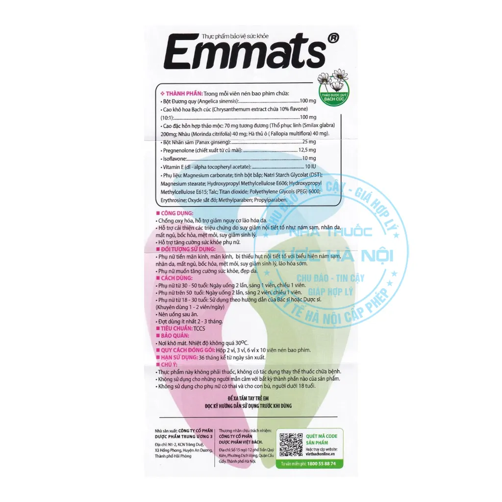 Viên uống Emmats