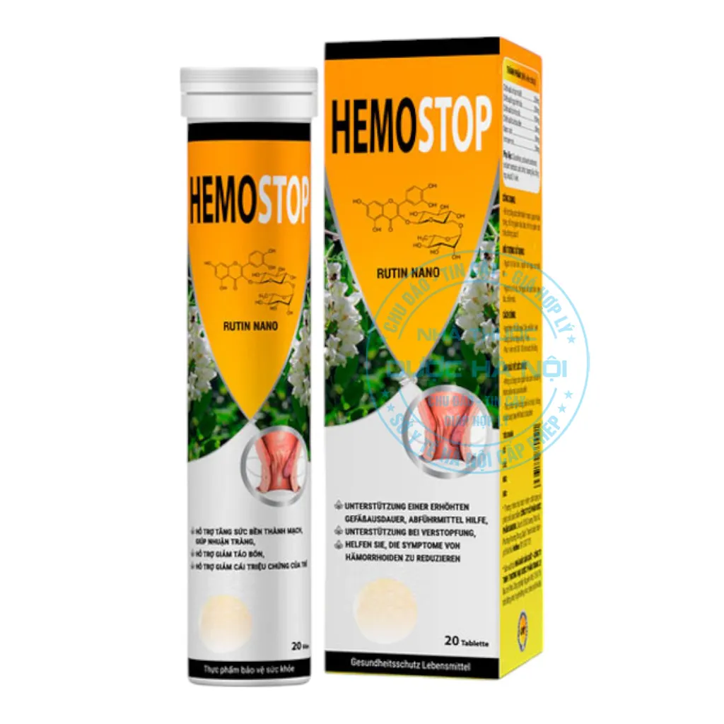 Viên sủi Hemostop