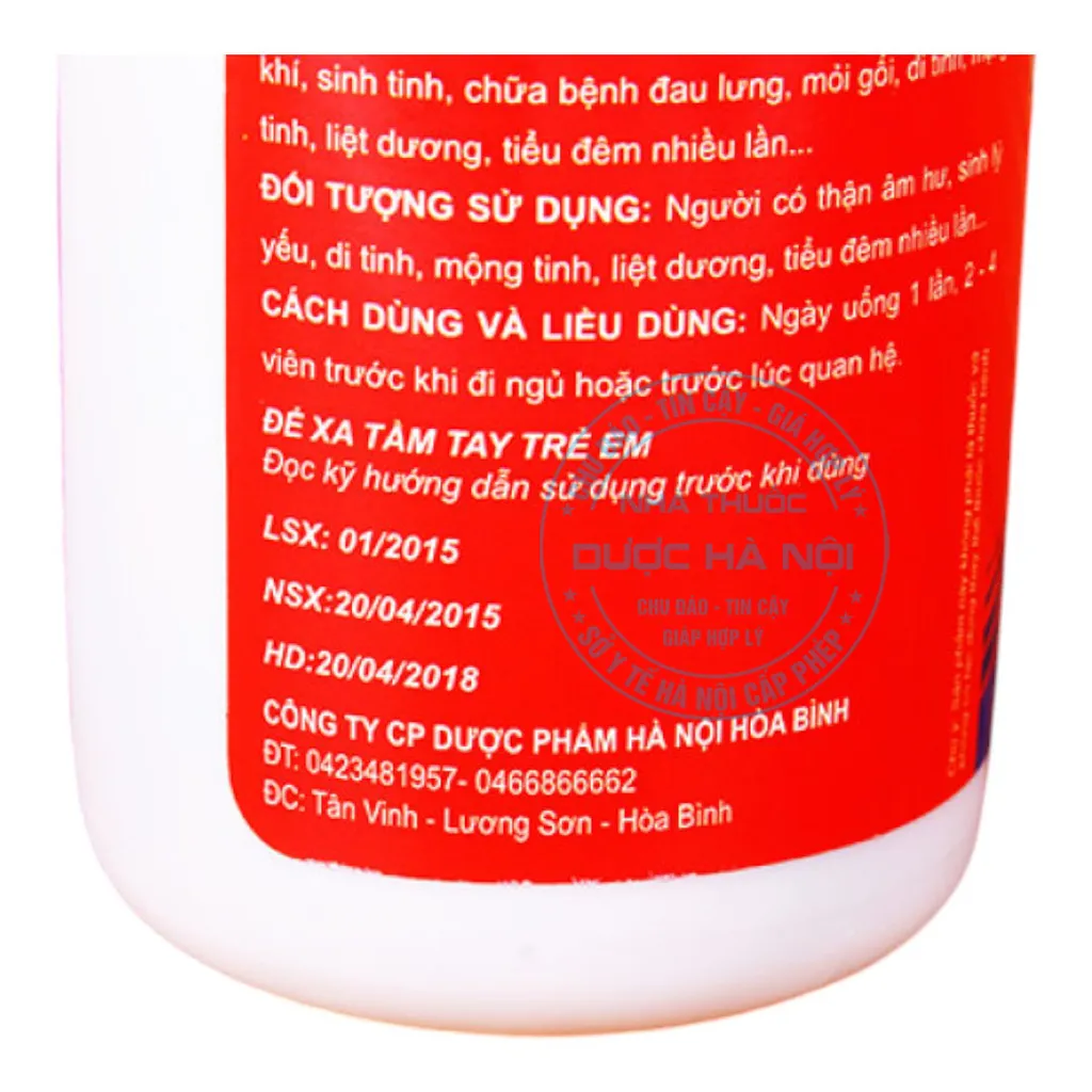Viên uống Hoạt lực bổ thận Đông Đô
