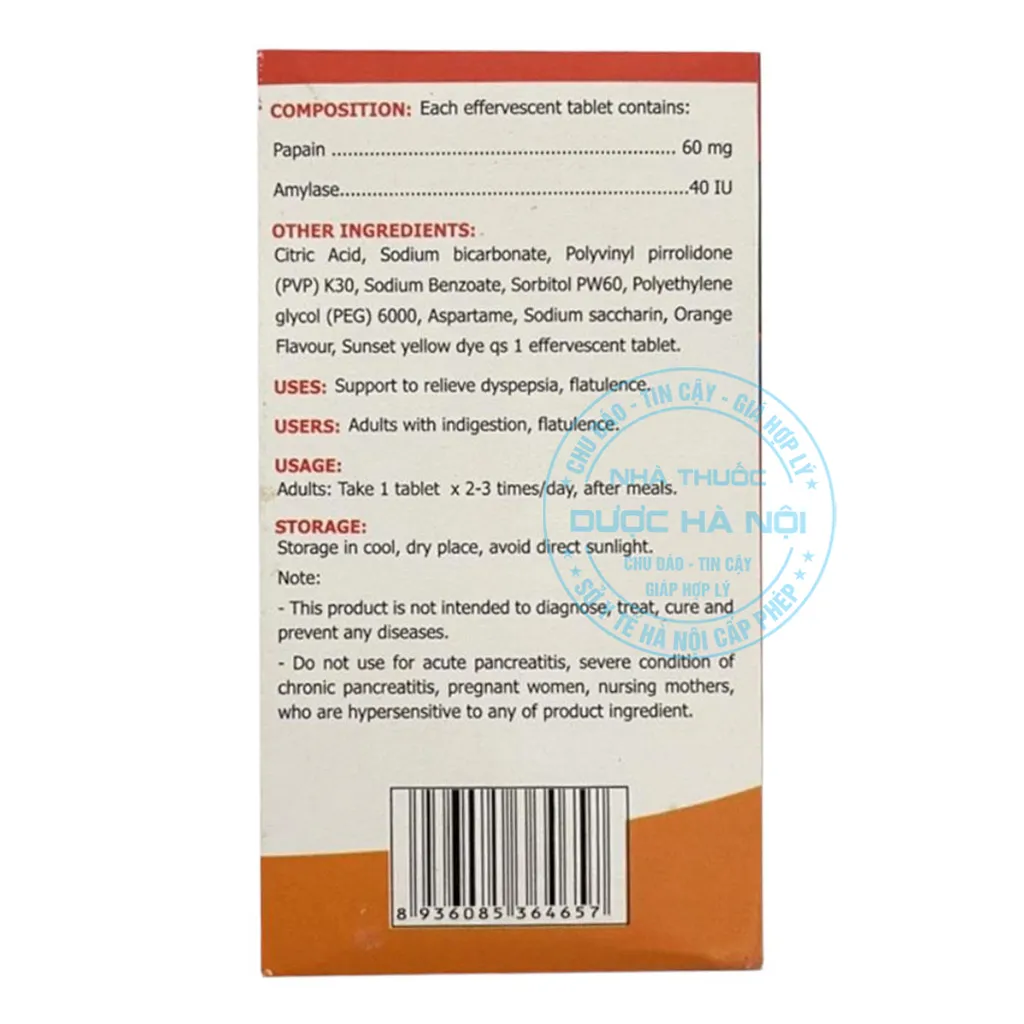 Viên sủi Peptifiz