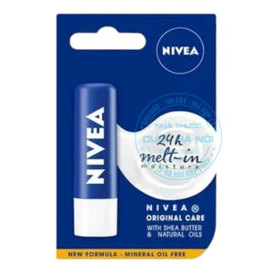 Son Dưỡng Nivea cấp độ ẩm sâu, bảo vệ môi khỏi tác nhân gây hại
