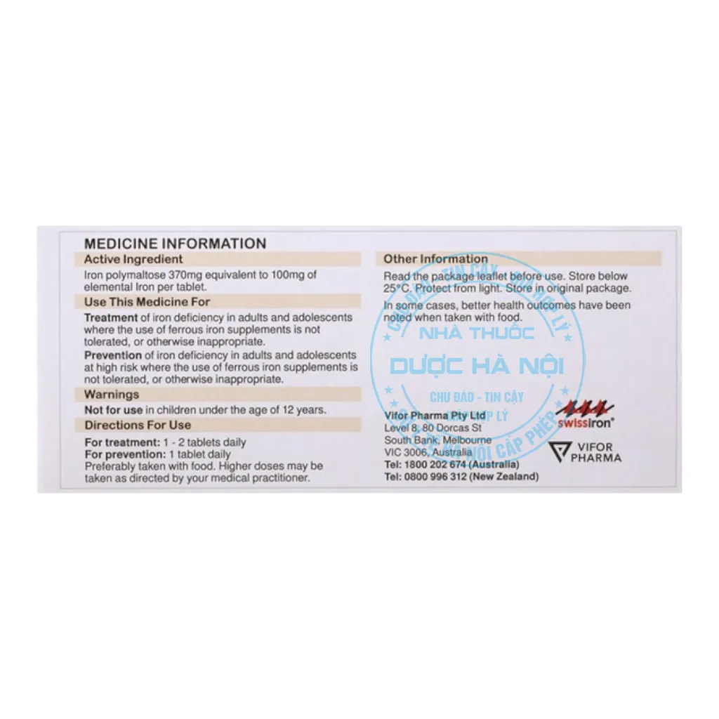 Thuốc Maltofer Tablets