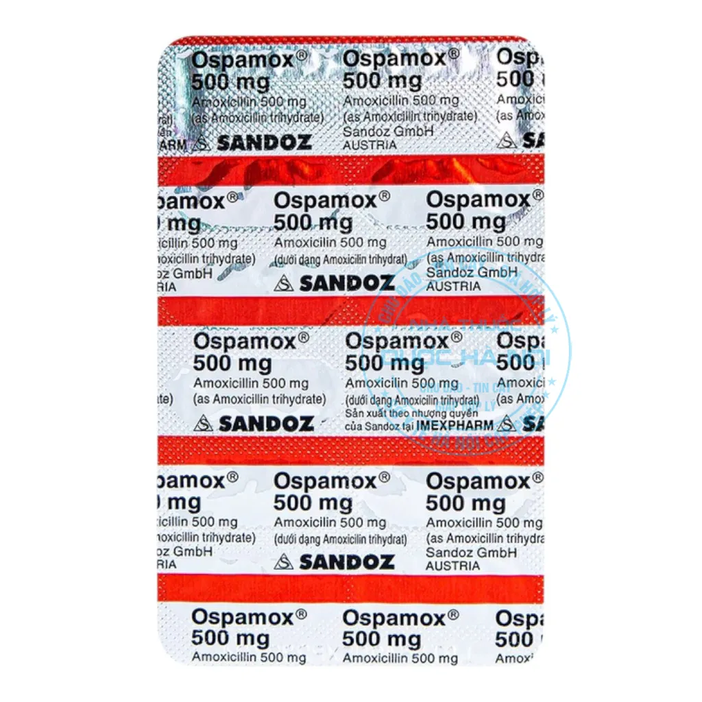 Thuốc Ospamox 500mg
