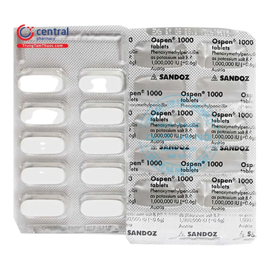 Thuốc Ospen 1000