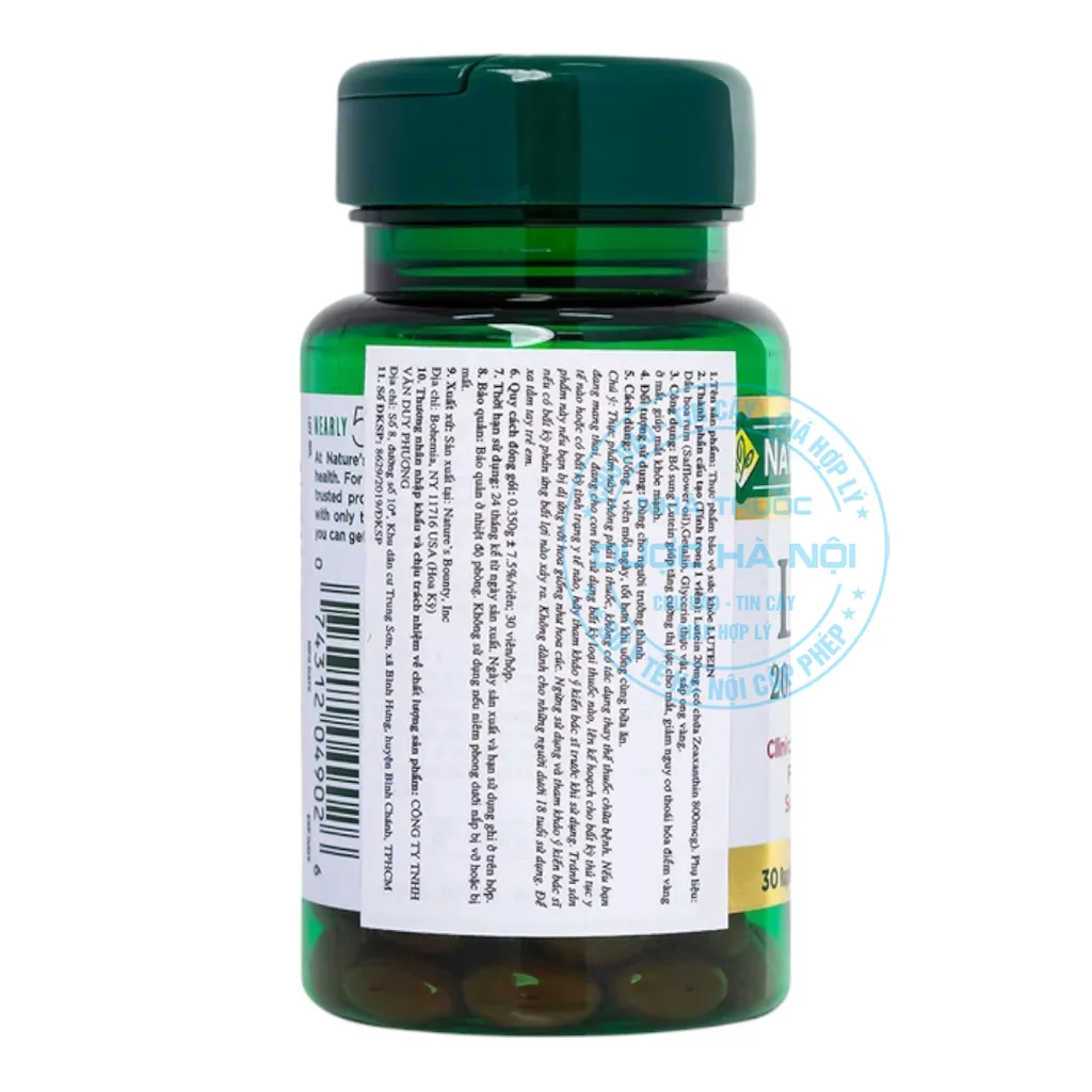 Viên uống Lutein Nature's Bounty
