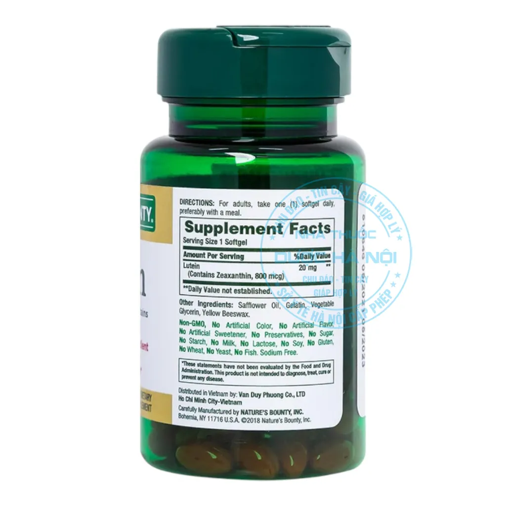 Viên uống Lutein Nature's Bounty