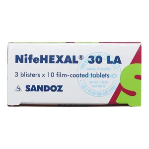 Thuốc NifeHexal 30 điều trị bệnh tăng huyết áp và đau thắt ngực