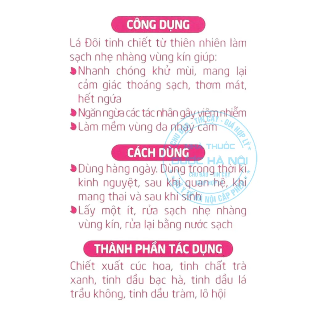 Dung dịch vệ sinh Shema hồng 250ml