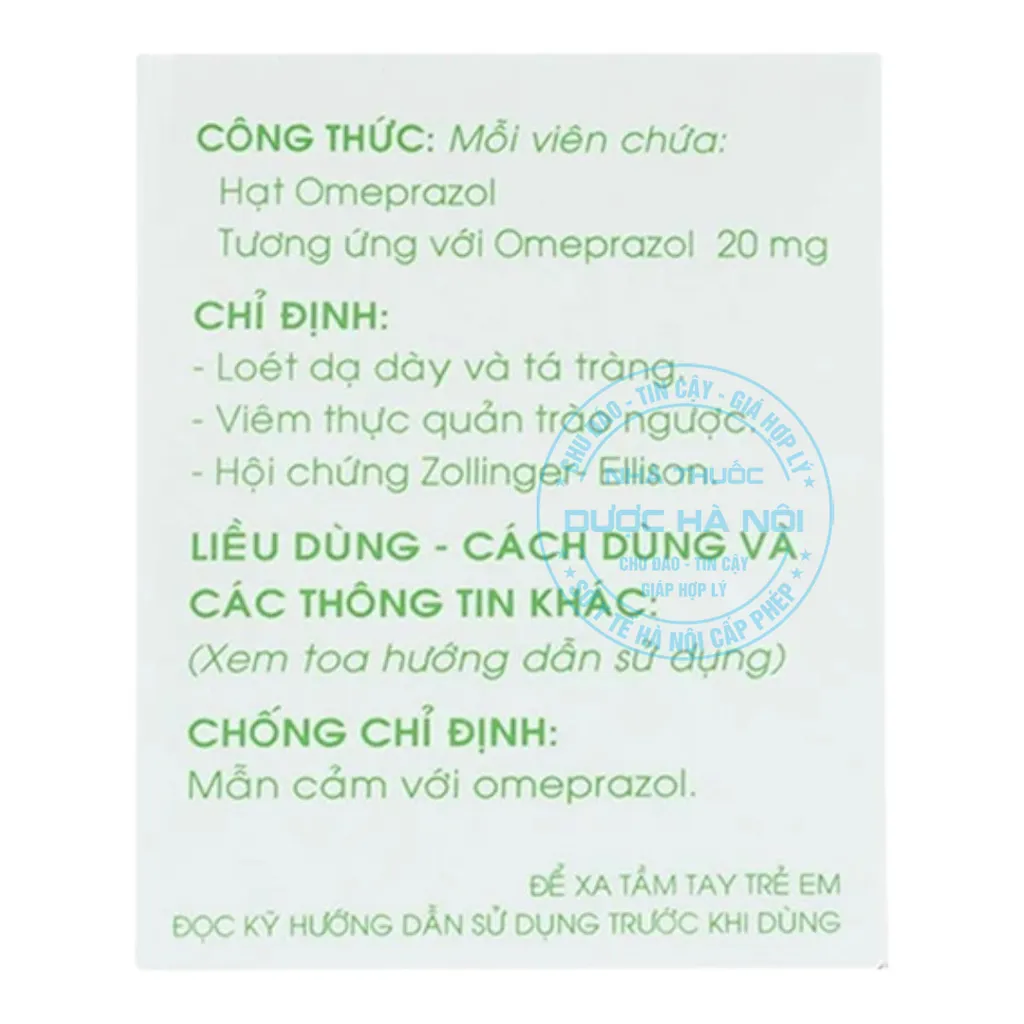 Thuốc Dafrazol 20mg