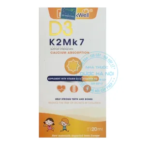 Siro D3 K2MK7 Dr.Blackwell hỗ trợ bổ sung vitamin D3K2 cho trẻ em