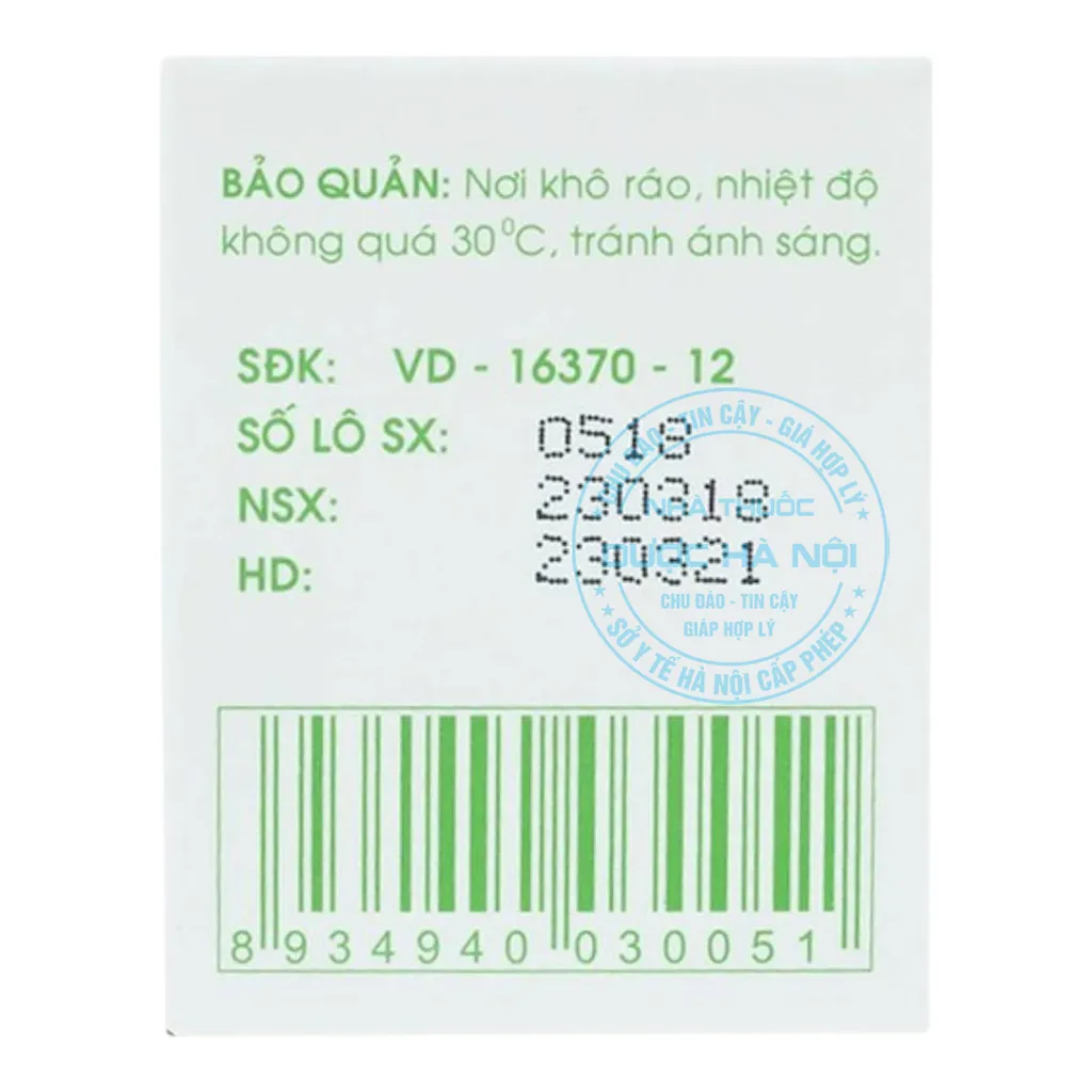 Thuốc Dafrazol 20mg