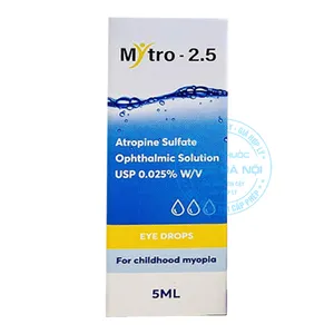Thuốc nhỏ mắt Mytro 5 kiểm soát tiến trình của bệnh cận thị ( lọ 5ml )