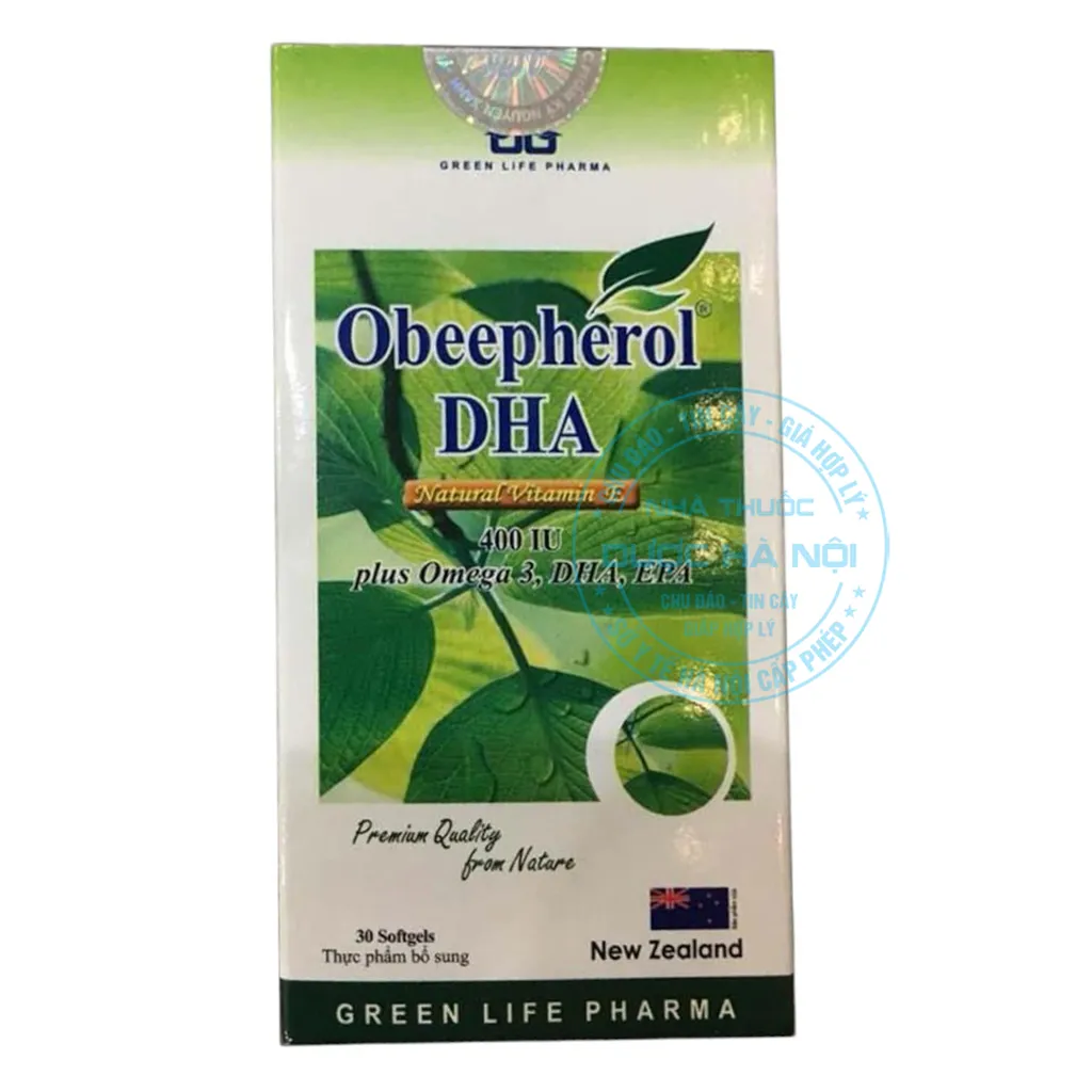 Viên uống Obeepherol DHA E 400UI