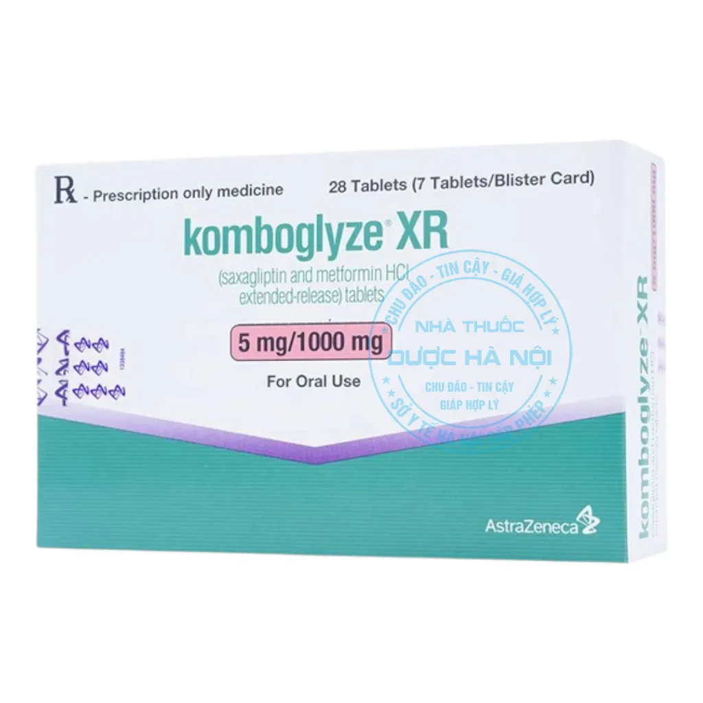 Thuốc Komboglyze XR 5mg/1000mg