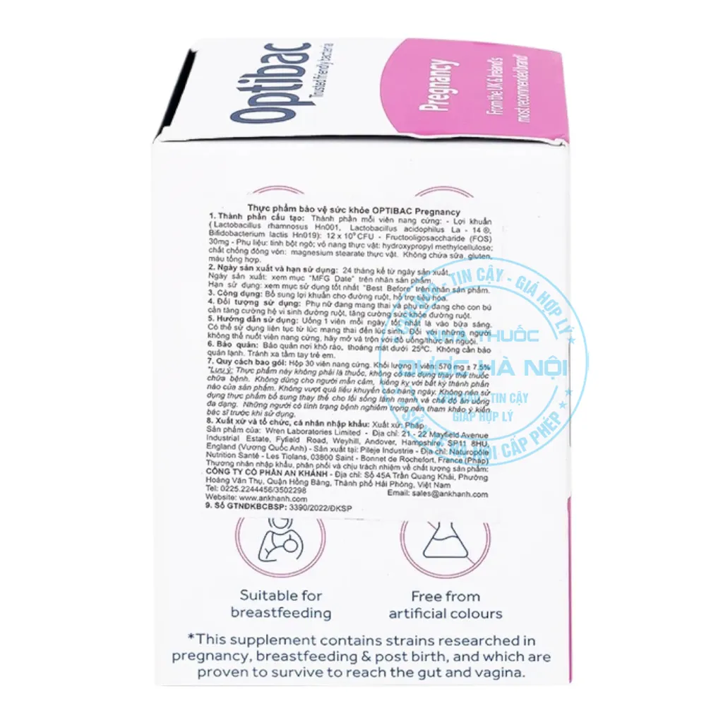 Viên uống Optibac Pregnancy