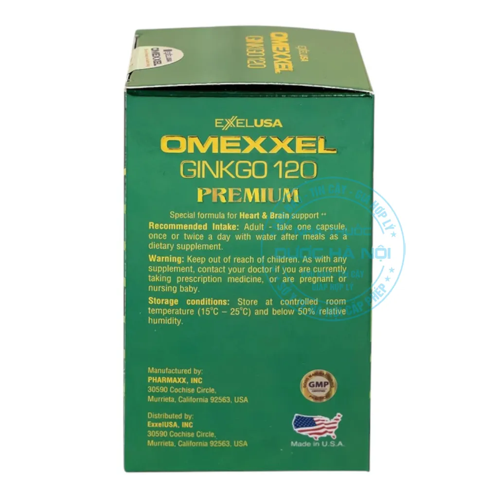 Viên uống Omexxel Ginkgo 120 Premium