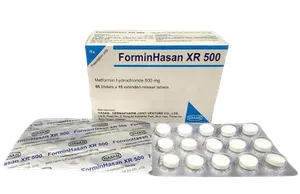 Thuốc Formin Hasan XR 500mg điều trị tối ưu cho bệnh nhân đái tháo đường týp