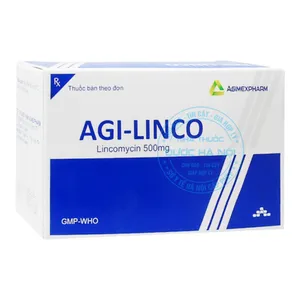 Thuốc Agi-Linco 500mg điều trị nhiều loại nhiễm trùng nặng ( hộp 10 vỉ x 10 viên )