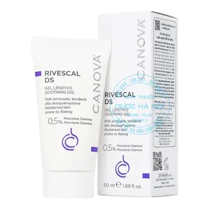 Gel Canova Rivescal DS điều trị và chăm sóc làn da viêm da tiết bã ( 1 Tupe x 50ml)