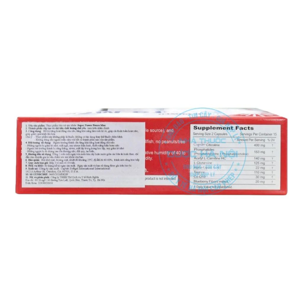 Viên uống Super Power Neuro Max