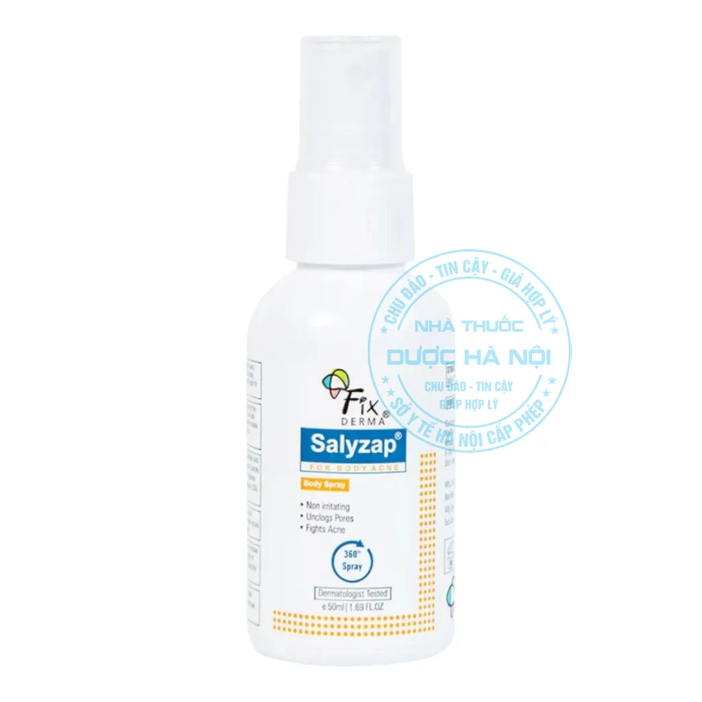 Xịt mụn Fixderma Salyzap