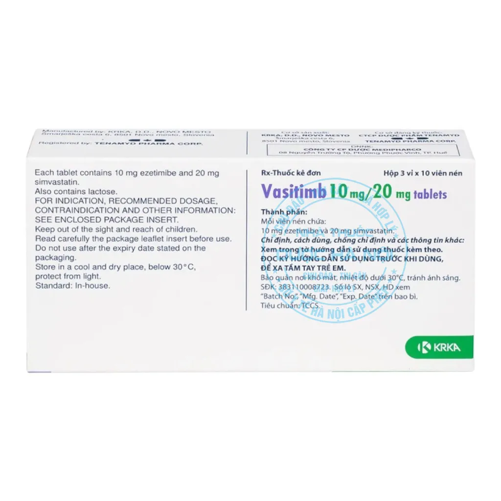 Thuốc Vasitimb 10mg/20mg