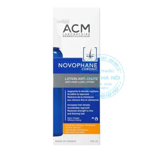 Xịt ACM Novophane Anti-Hair Loss Lotion hỗ trợ giảm rụng tóc ( 1 Lọ x 100ml Xanh)