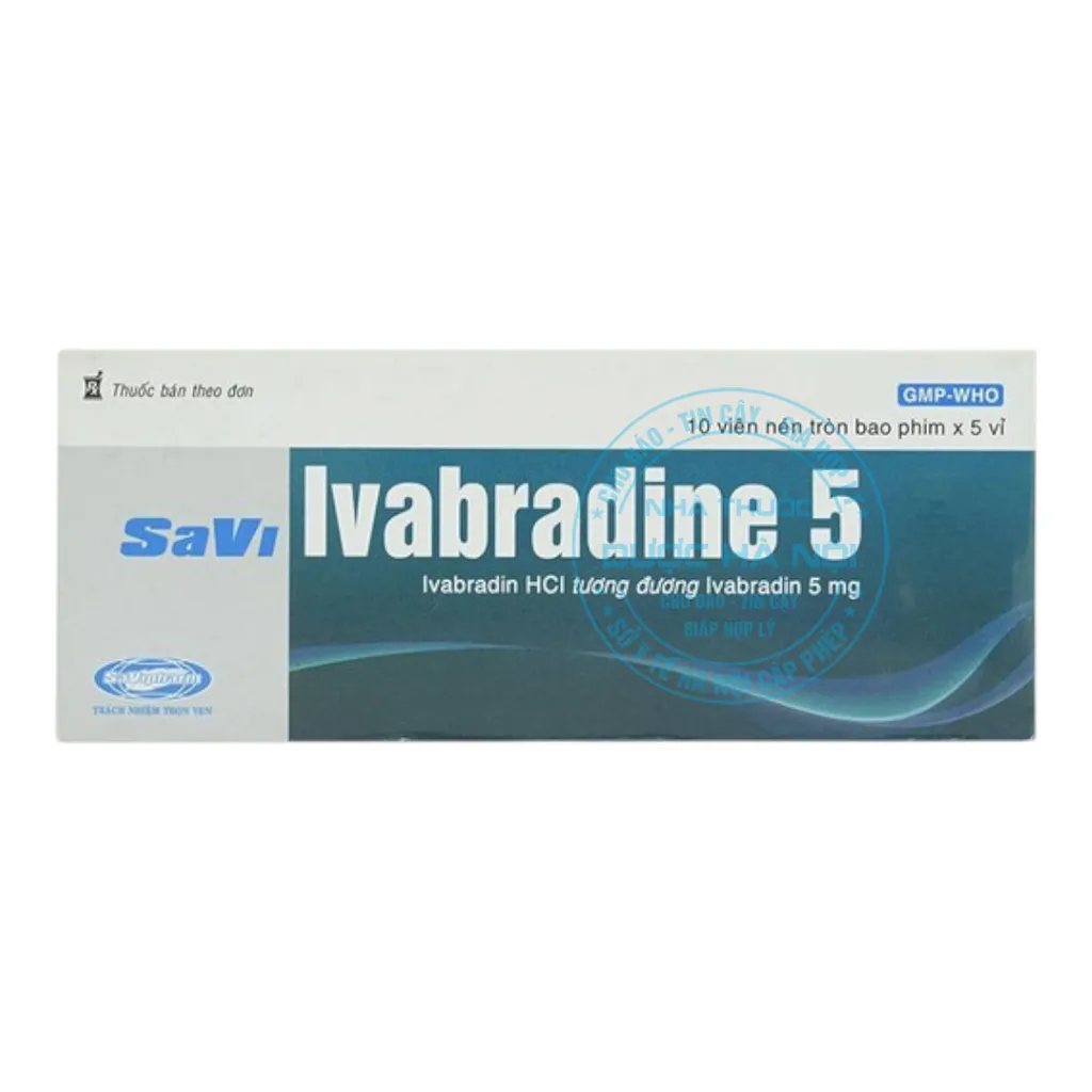 Thuốc Savi ivabradine 5