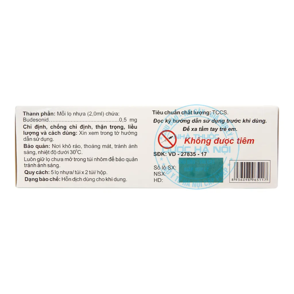 Thuốc Zensonid 0.5mg/2ml