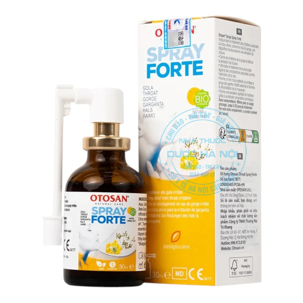 Xịt họng Otosan Spray Forte
