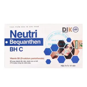 Viên uống Neutri Bequanthen BH C cải thiện sức khỏe móng và tóc từ bên trong