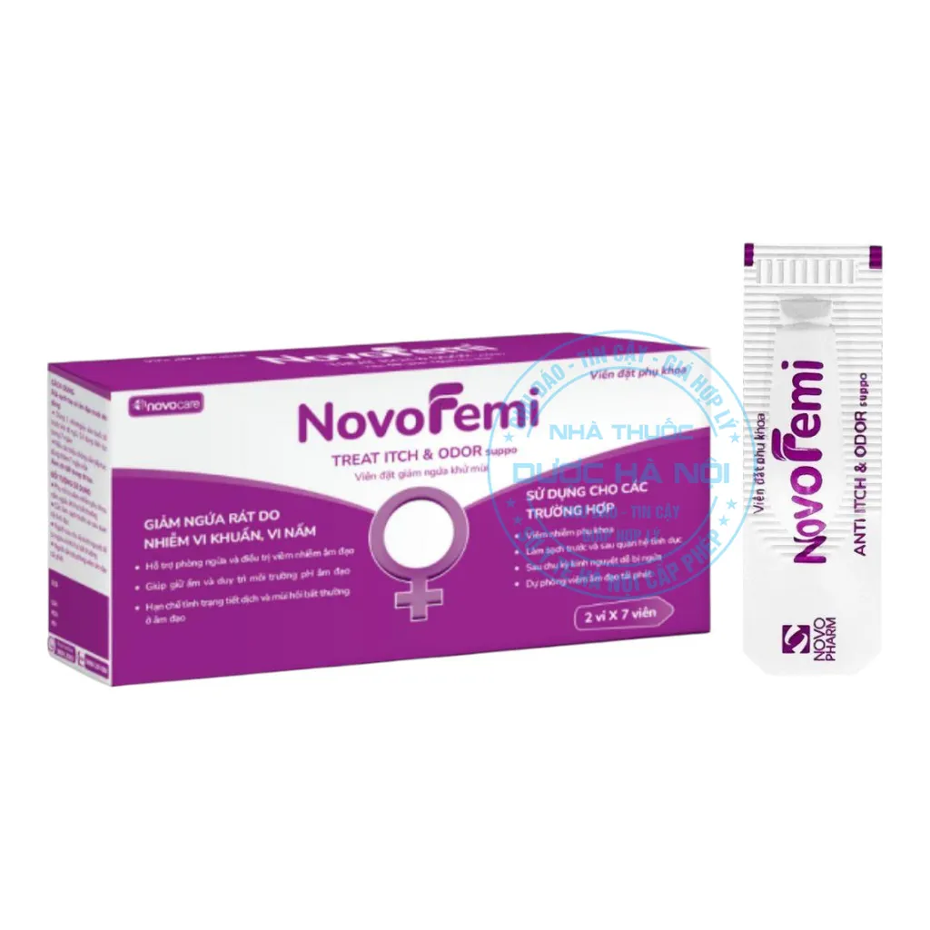 Viên đặt NovoFemi Treat itch & odor