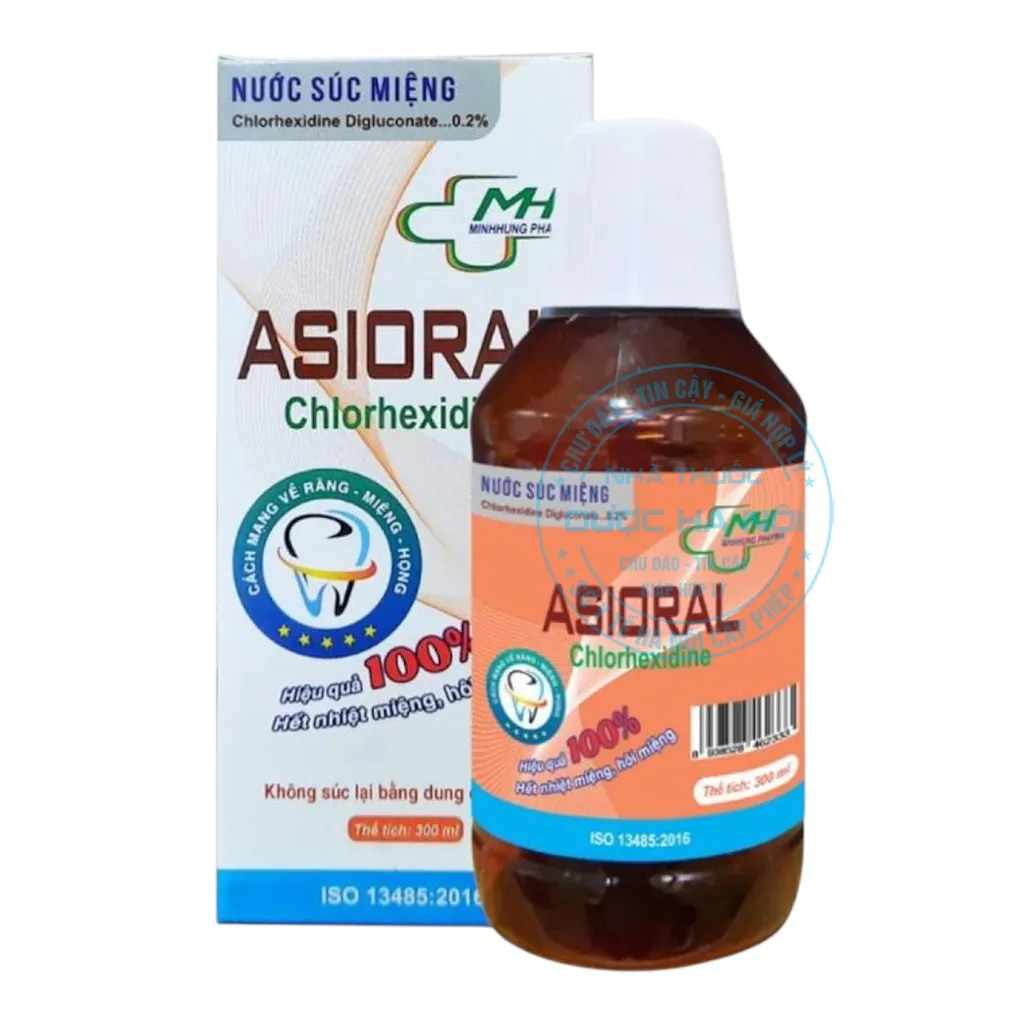 Nước súc miệng Asioral Chlorhexidine