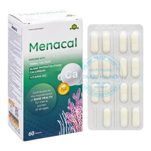 Viên uống Menacal bổ sung canxi hỗ trợ bảo vệ sức khỏe xương